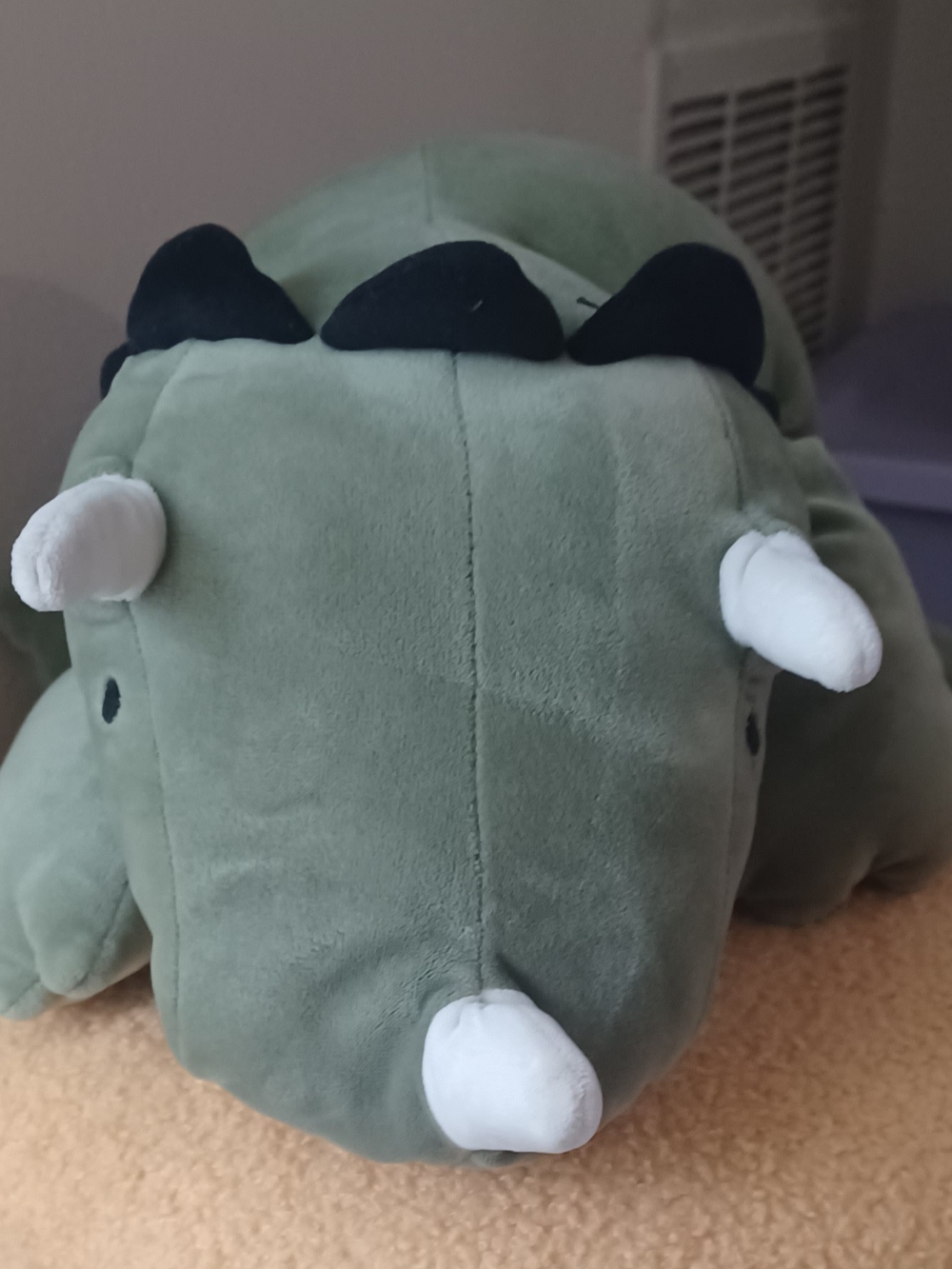 Pillowfort Green Plush Dinosaur Weighted Animal - Picture 2 of 7